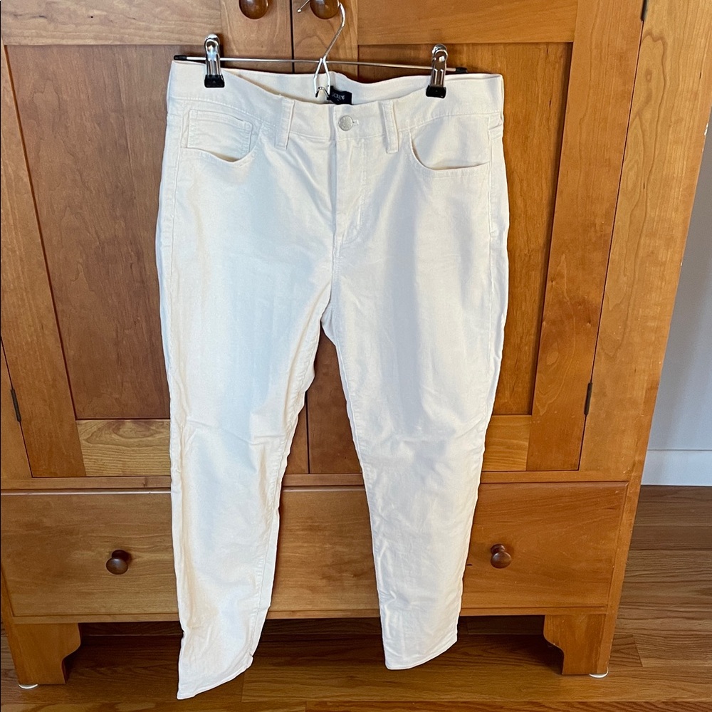 J Crew Cream Women's Cords - Classic Slim Fit